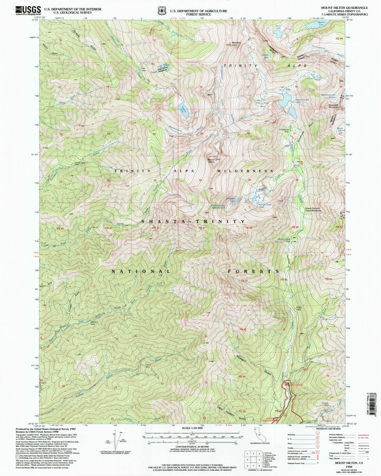 Topographic sheet of Globe Mill, surveyed 1998