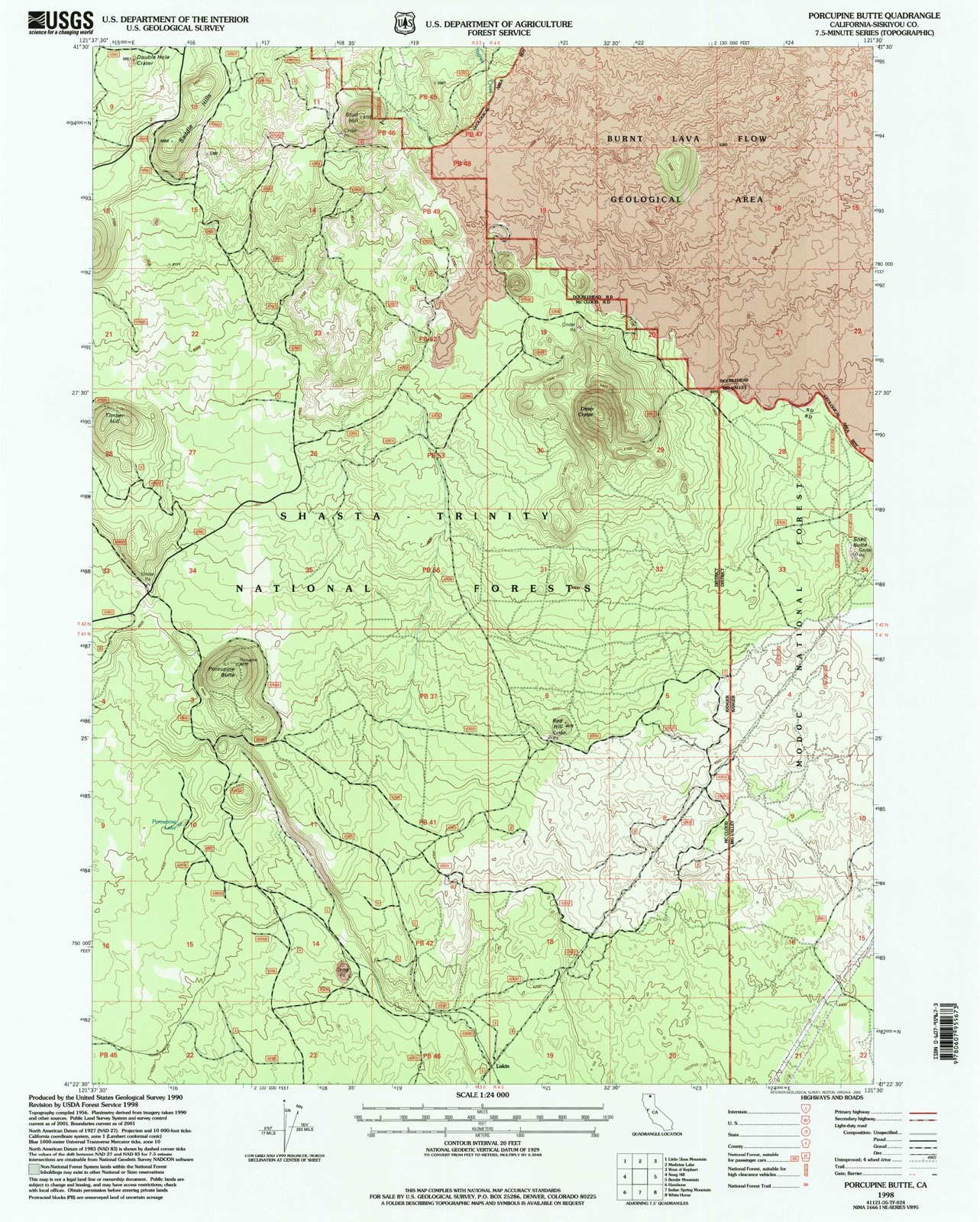 Topographic sheet of Lakin, surveyed 1998