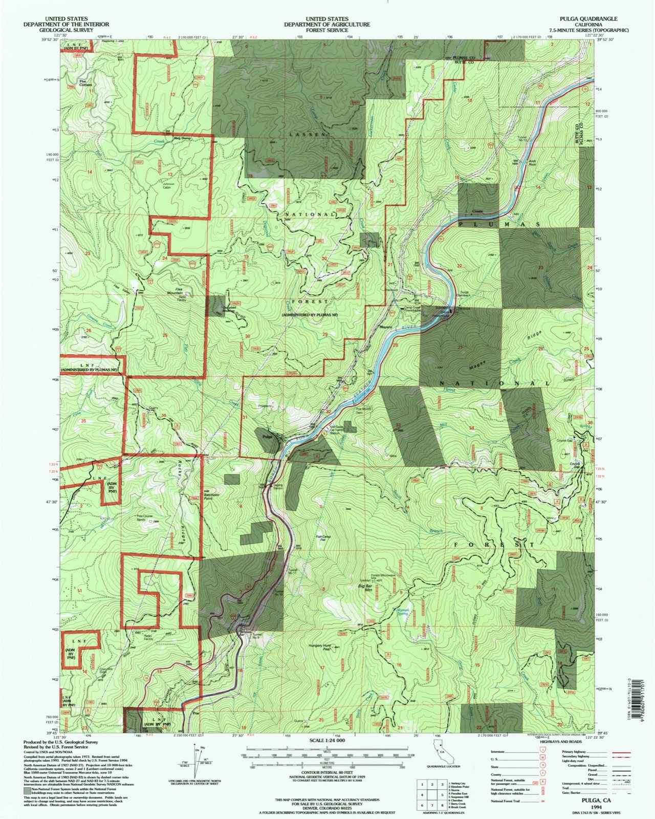 Topographic sheet of Mayaro, surveyed 1994
