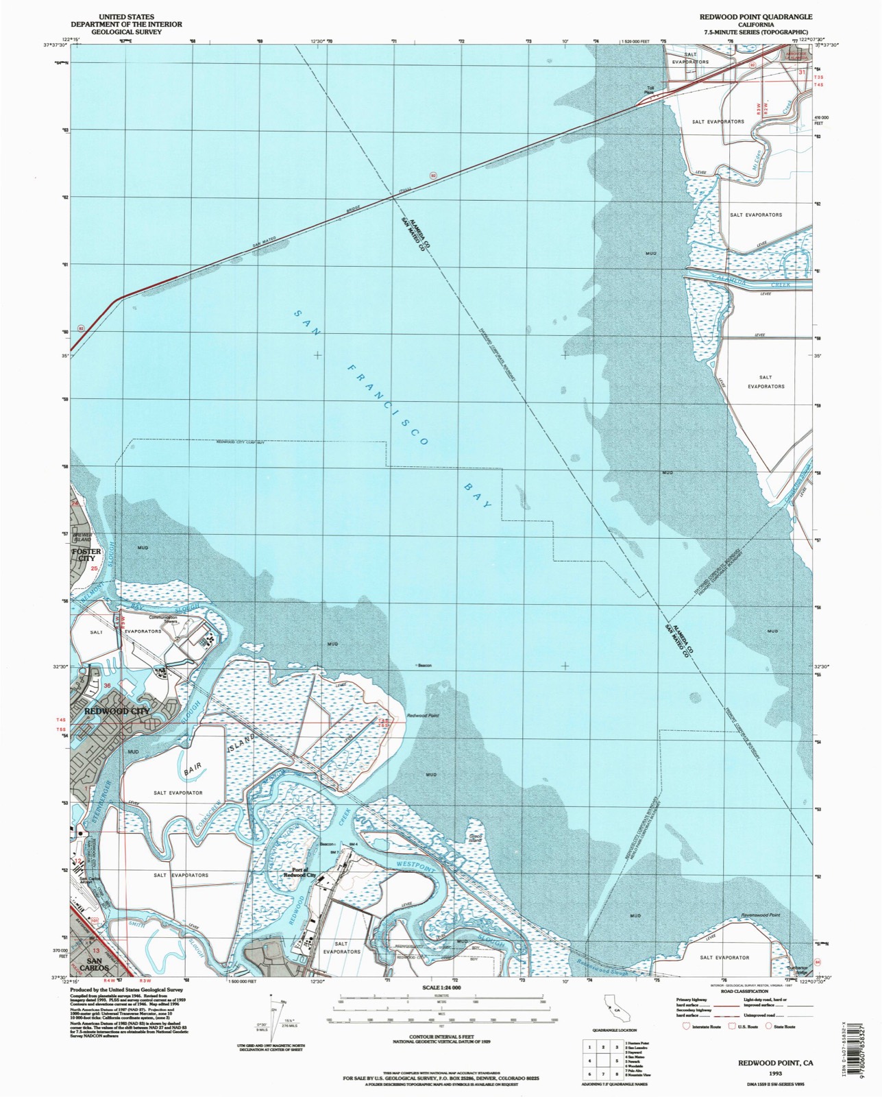 Topographic sheet covering POLARIS (research vessel), surveyed 1993