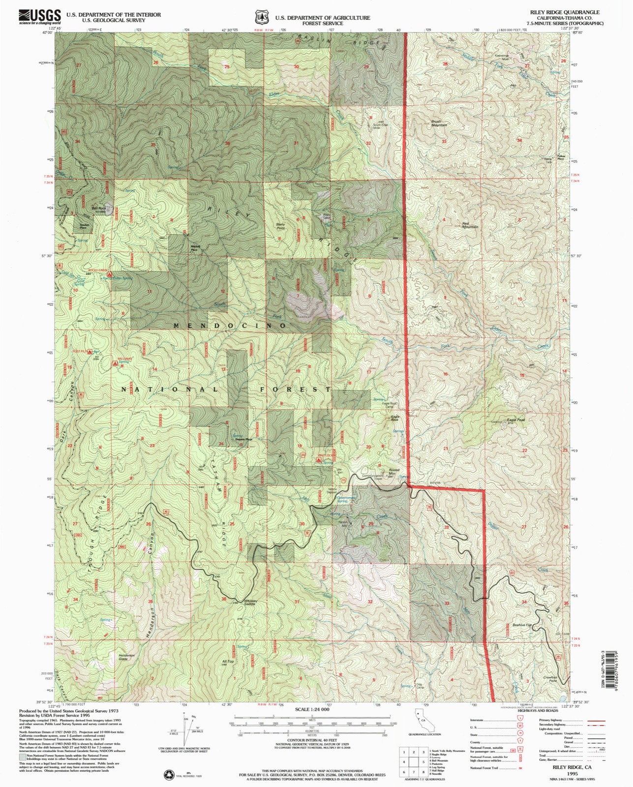 Topographic sheet of Mitchell Place, surveyed 1995