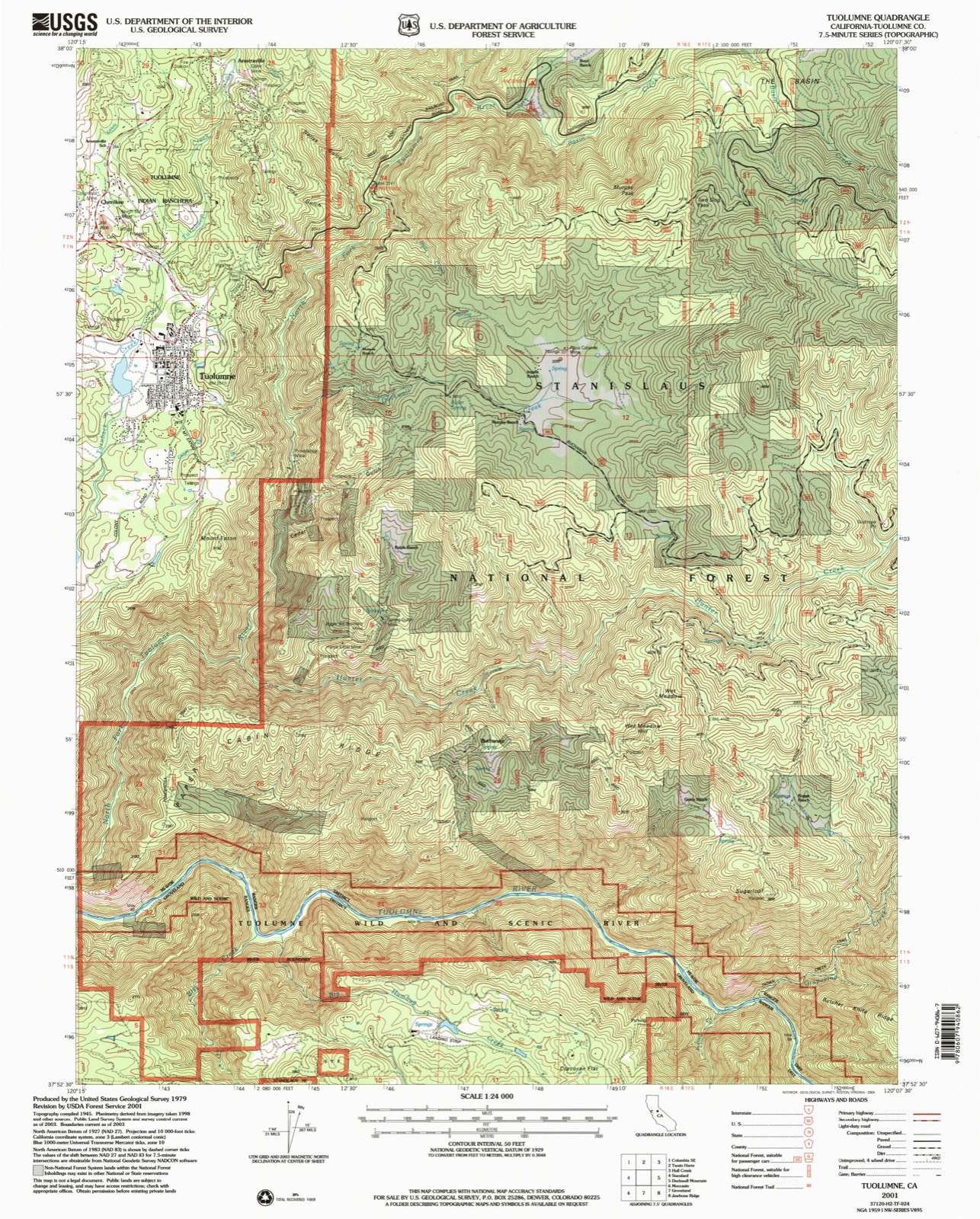 Topographic sheet of Buchanan, surveyed 2001