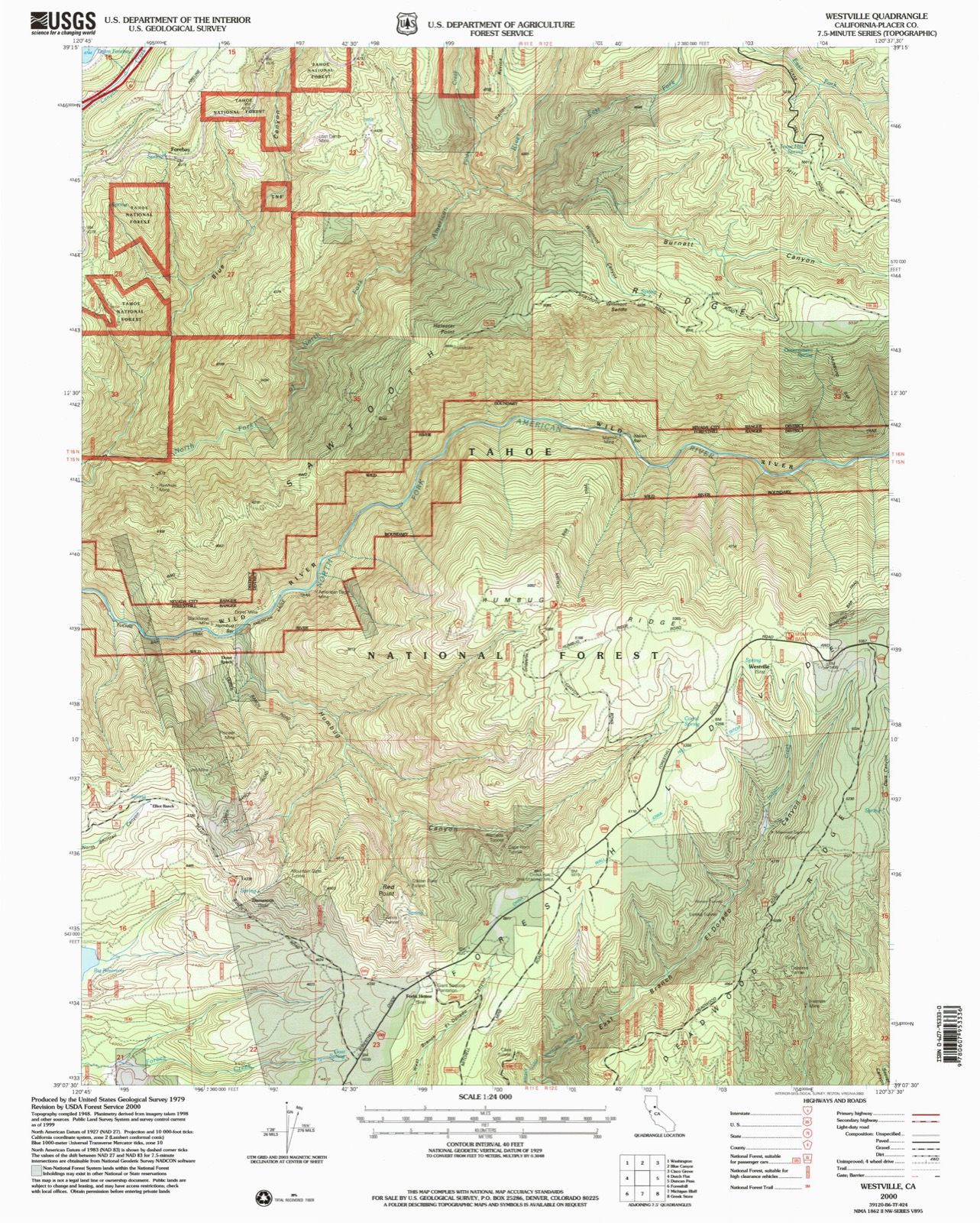 Topographic sheet of Red Point (historical), surveyed 2000
