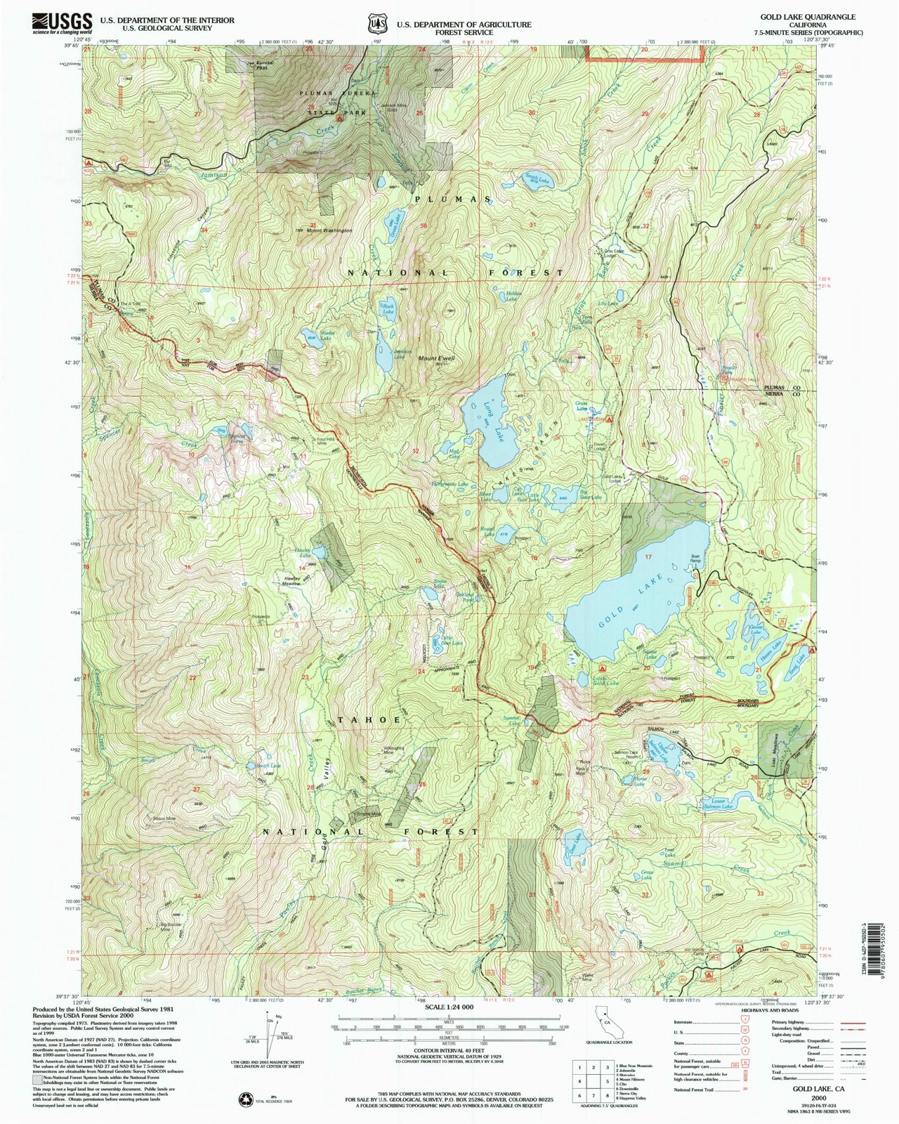 Topographic sheet of Little Jamison (historical), surveyed 2000
