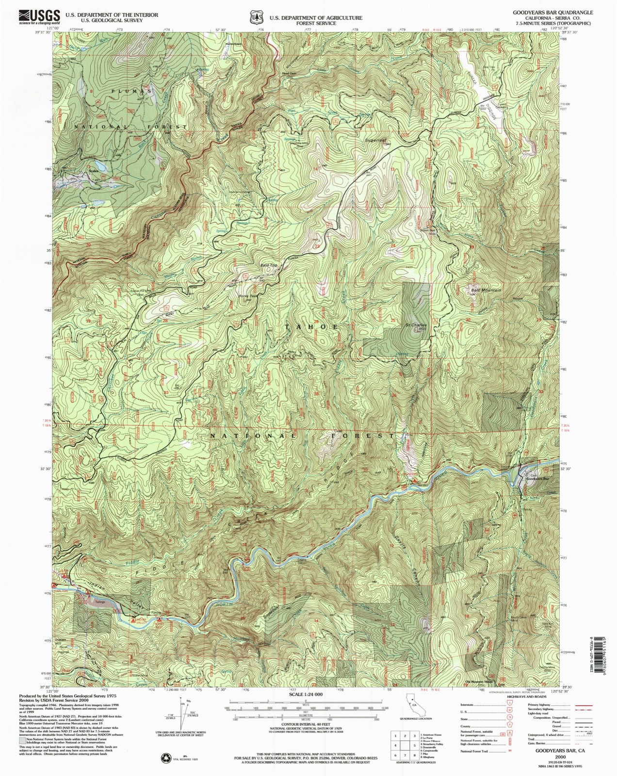 Topographic sheet of Mount Pleasant, surveyed 2000