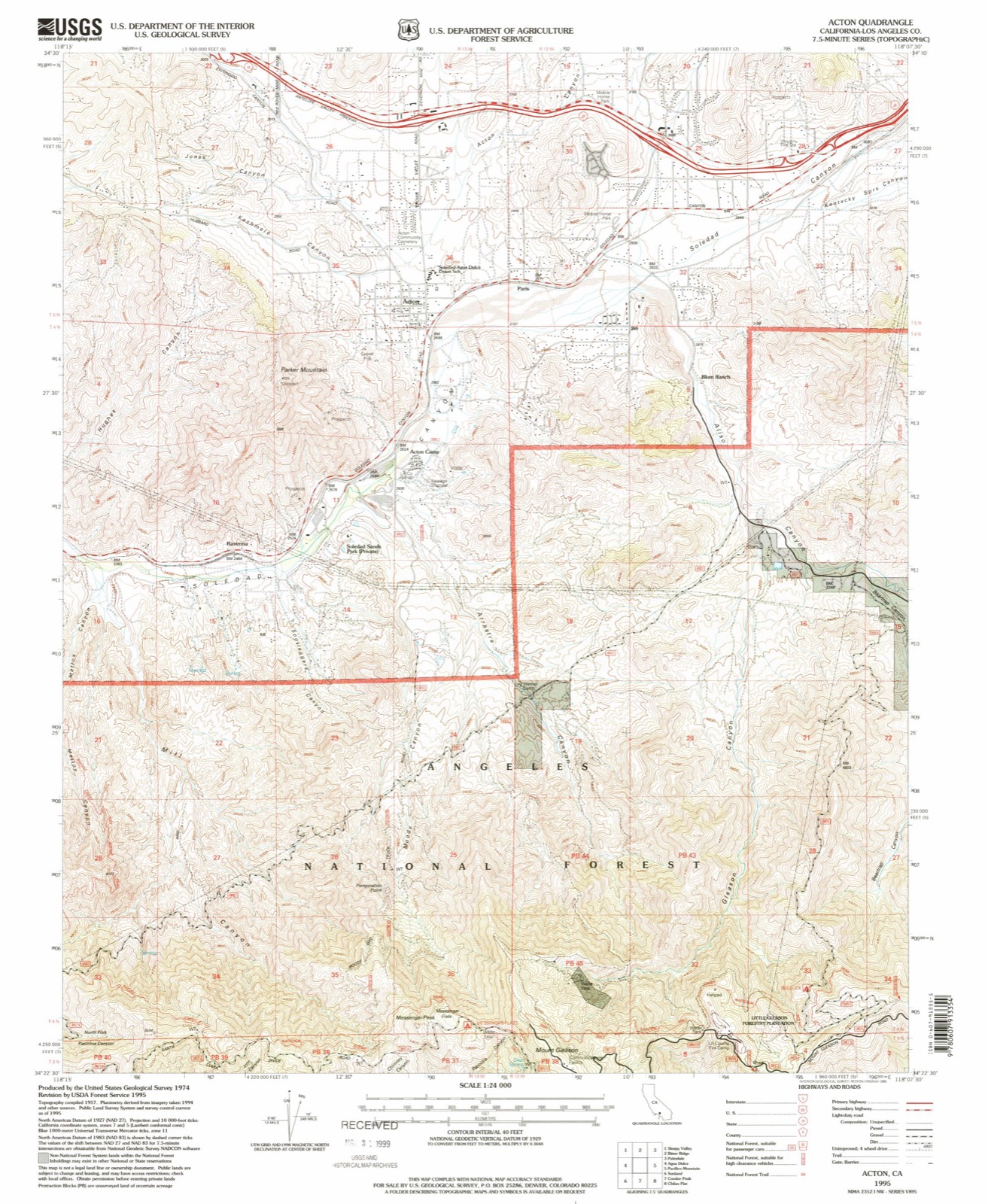 Topographic sheet of Ravenna, surveyed 1995
