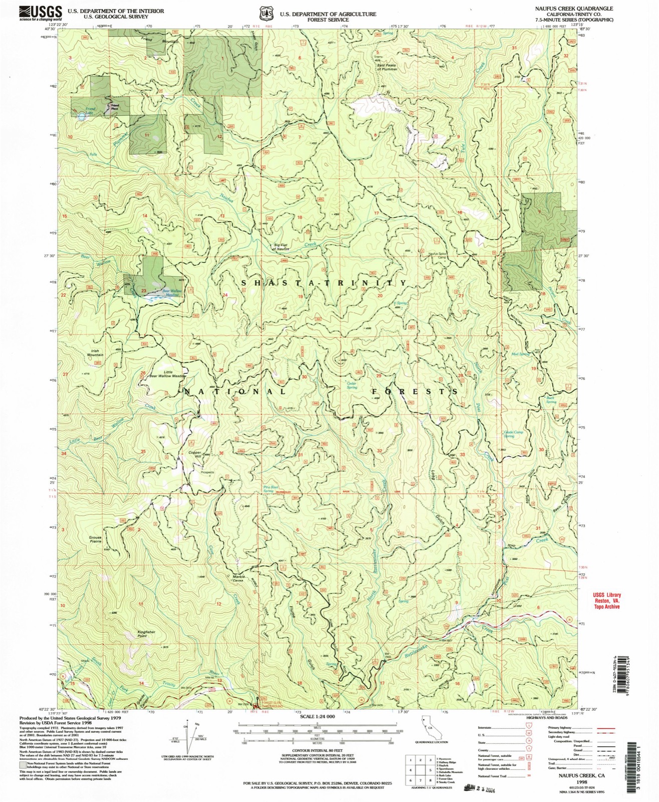 Topographic sheet of Friend Place, surveyed 1998