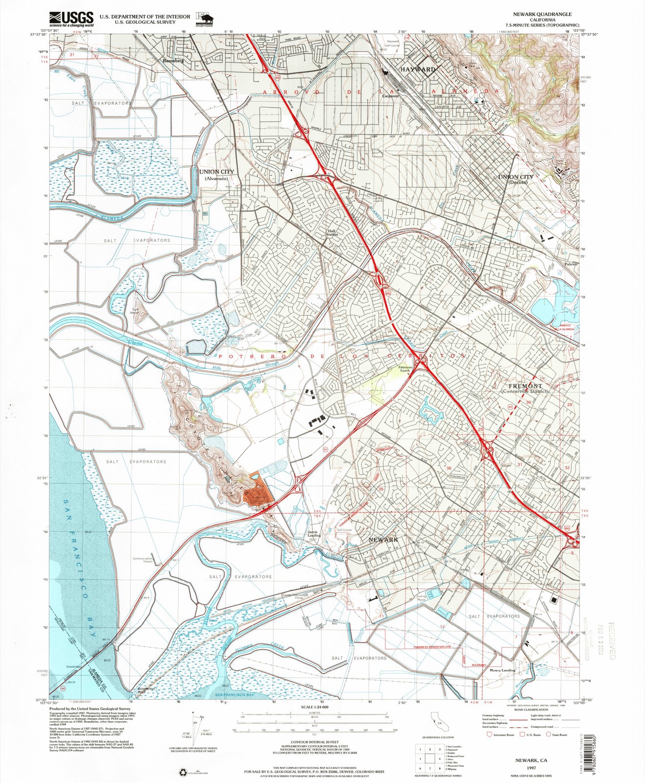 Topographic sheet of Mattos, surveyed 1997