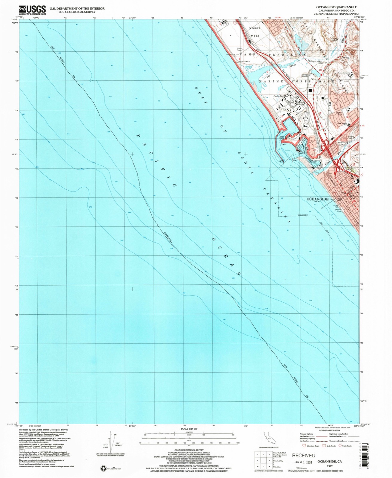 Topographic sheet of Ysidora, surveyed 1997