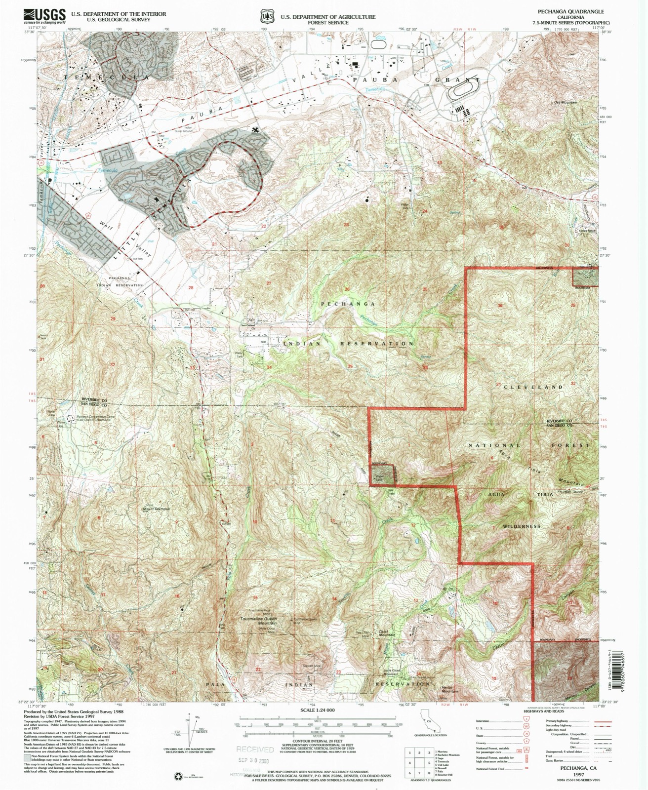 Topographic sheet of Country Manor Estates, surveyed 1997