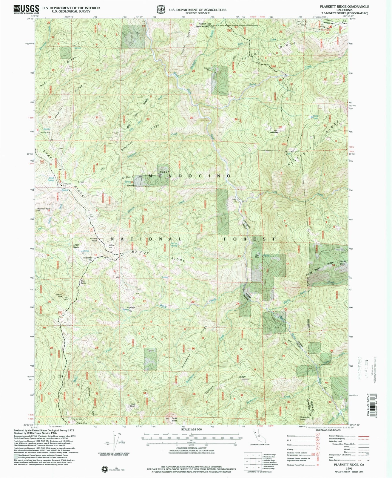 Topographic sheet of Keller Place, surveyed 1996