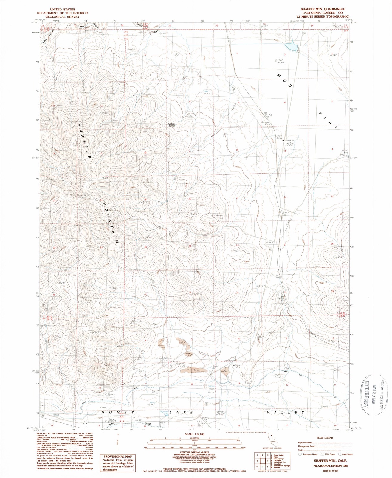 Topographic sheet of Viewland, surveyed 1988