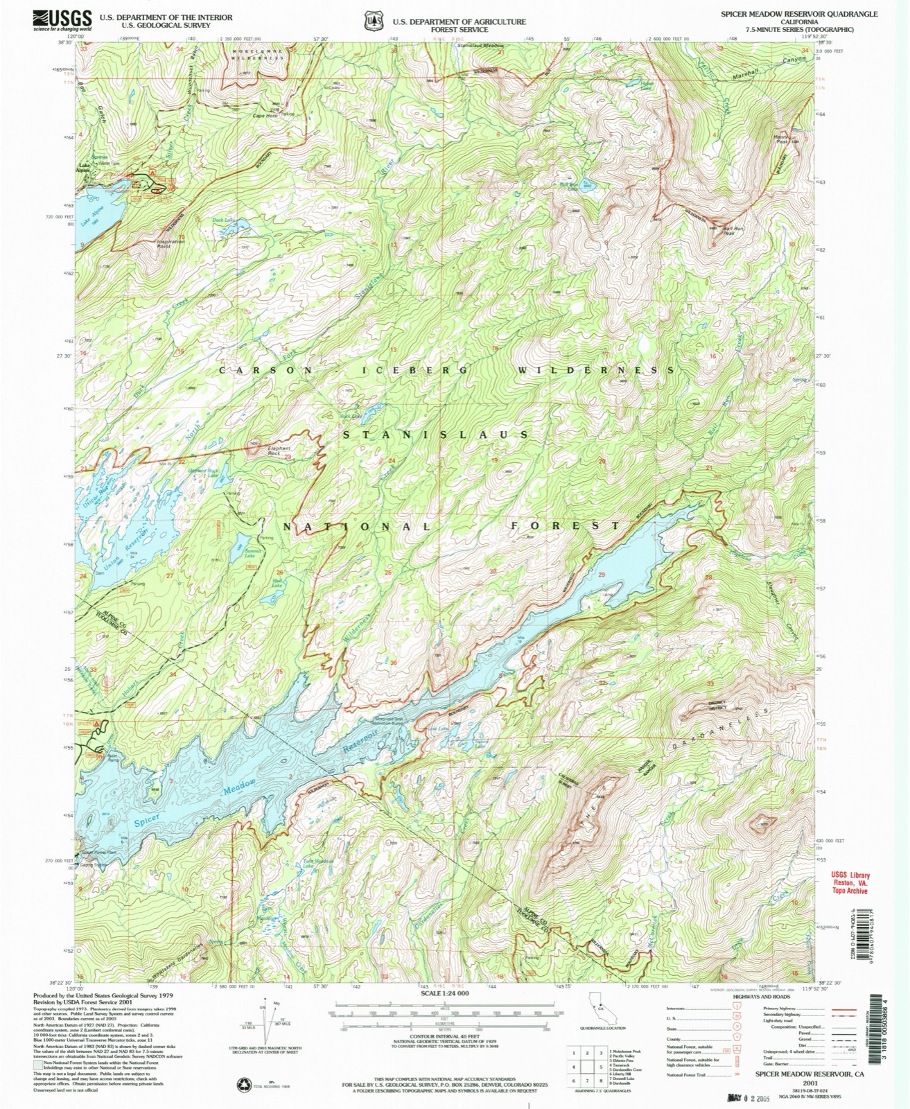 Topographic sheet of Cape Horn, surveyed 2001
