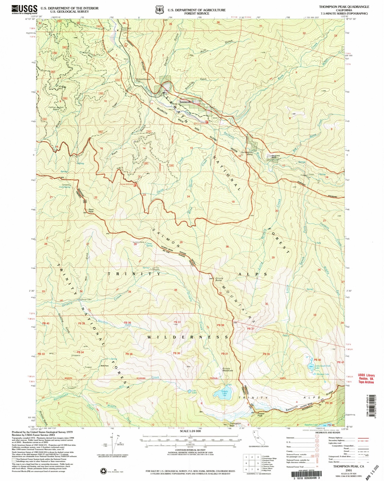 Topographic sheet of Summerville, surveyed 2001