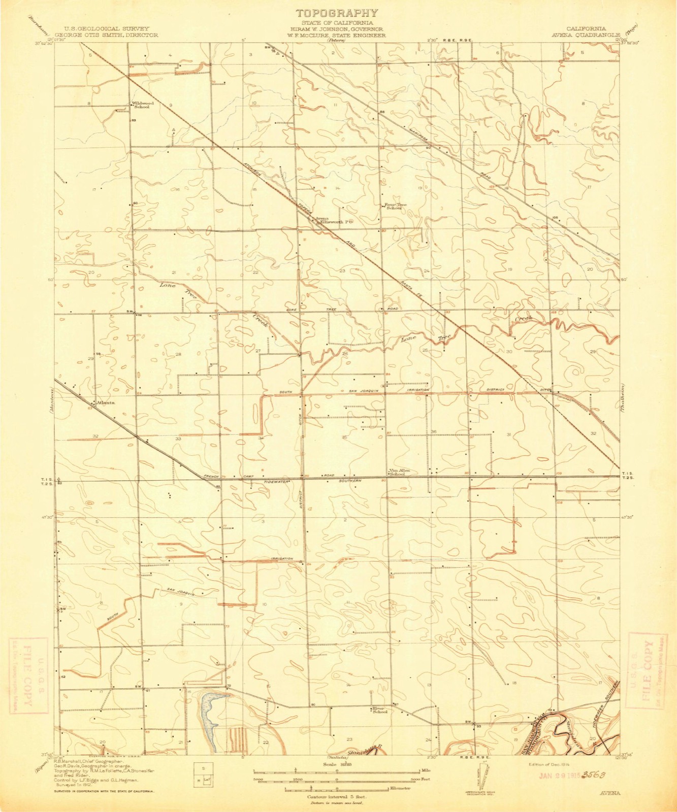 Topographic sheet of Avena (historical), surveyed 1914