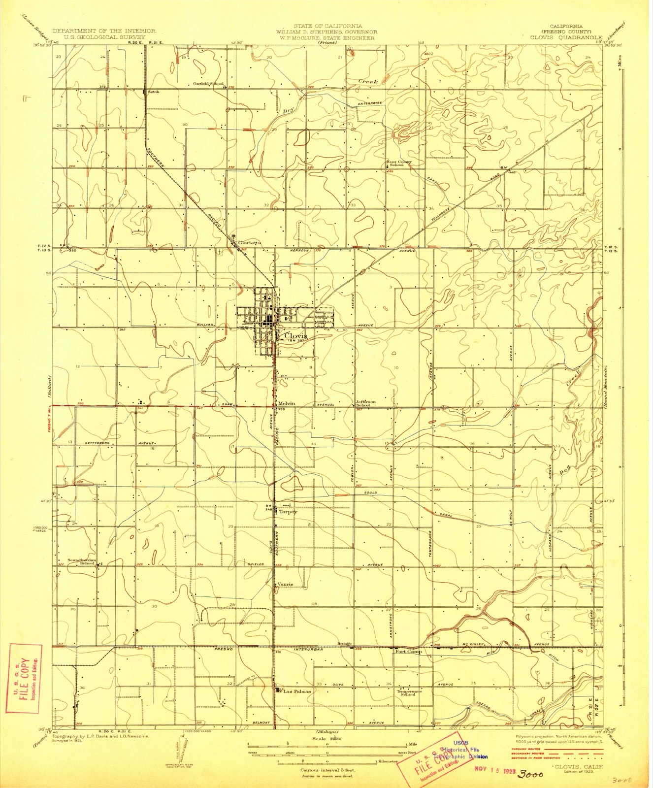 Topographic sheet of Burness, surveyed 1923