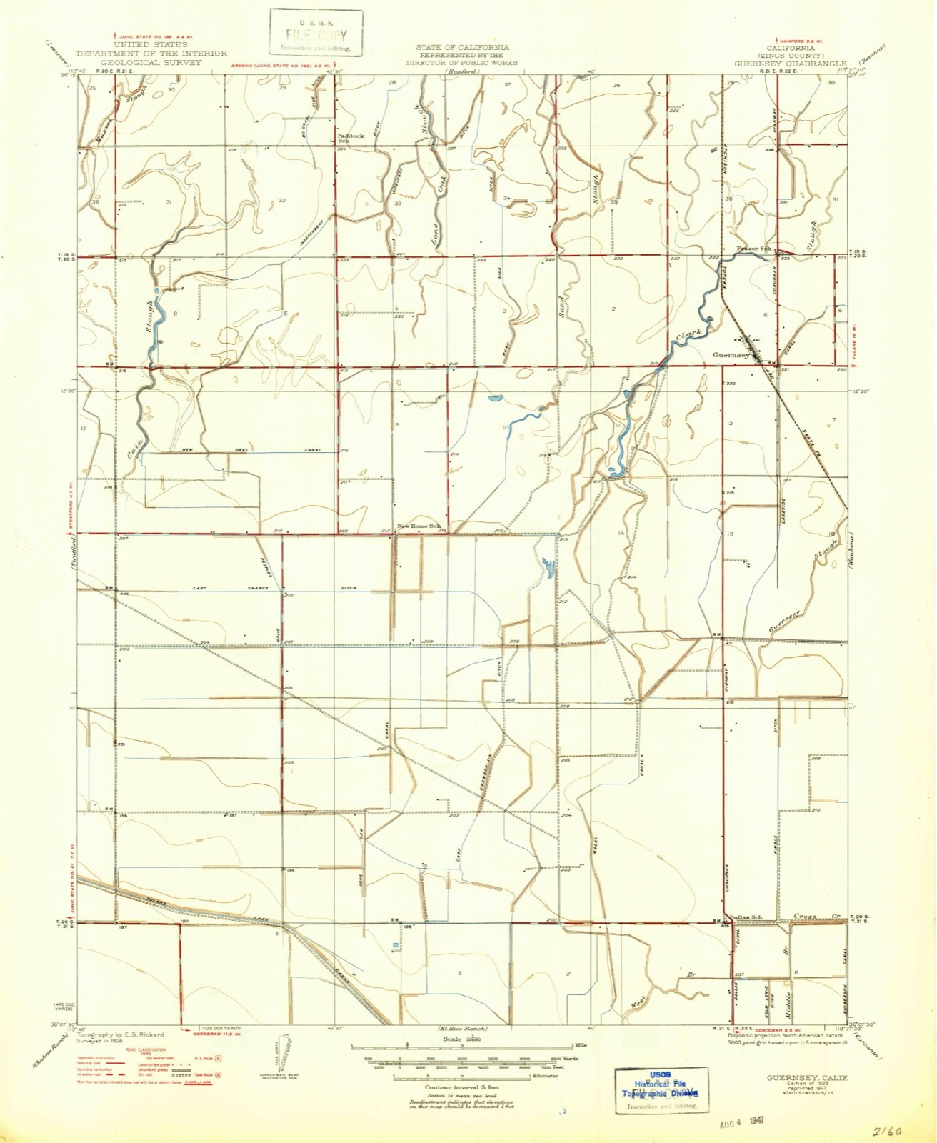 Topographic sheet of Guernsey, surveyed 1929