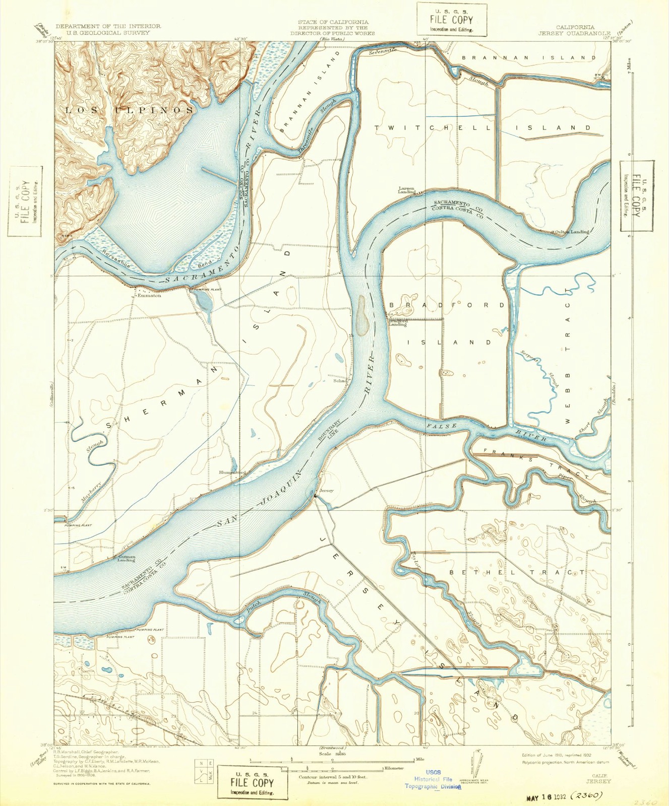 Topographic sheet of Mackenson, surveyed 1910