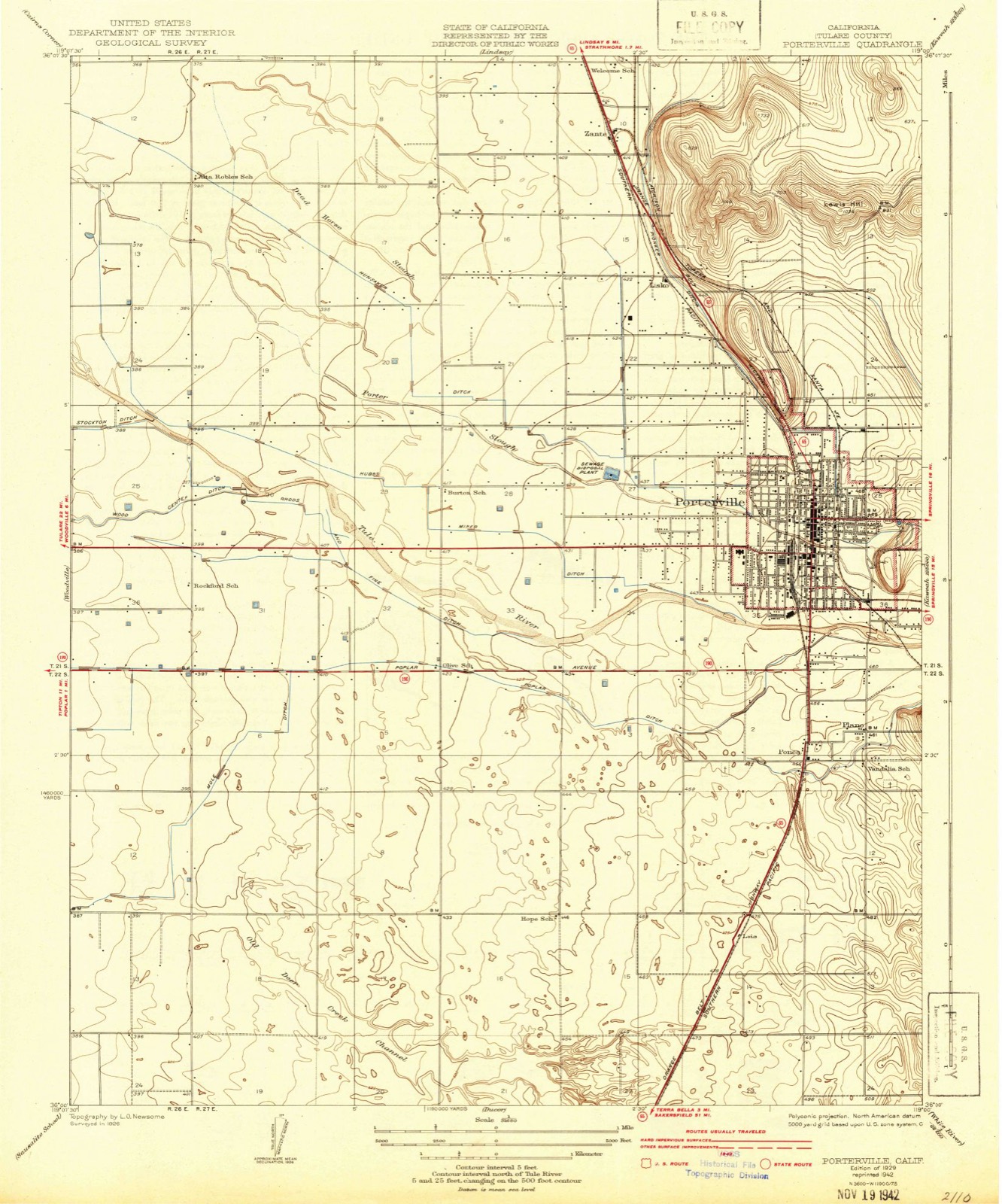 Topographic sheet of Lisko, surveyed 1929