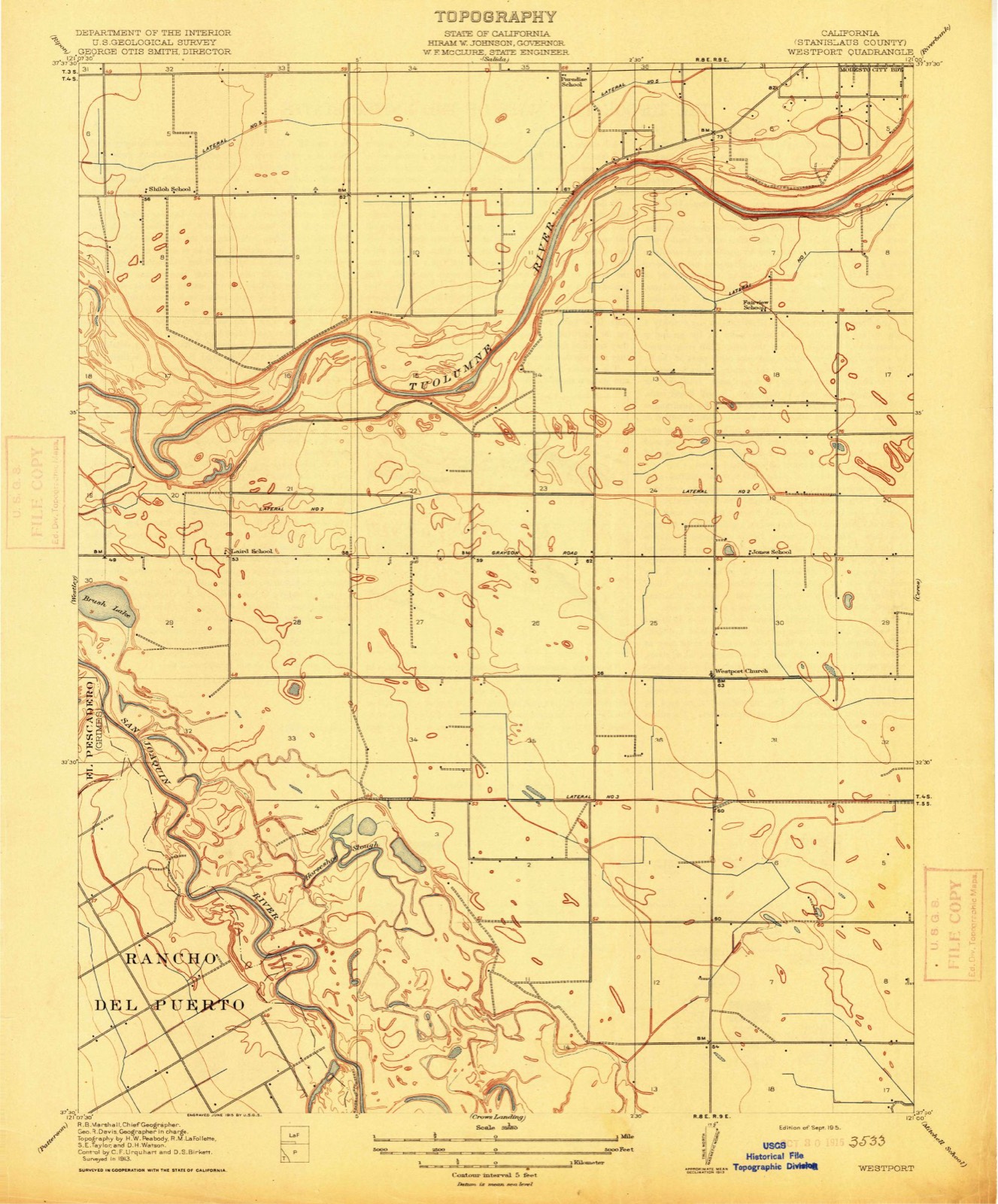 Topographic sheet of Riverdale Park, surveyed 1915