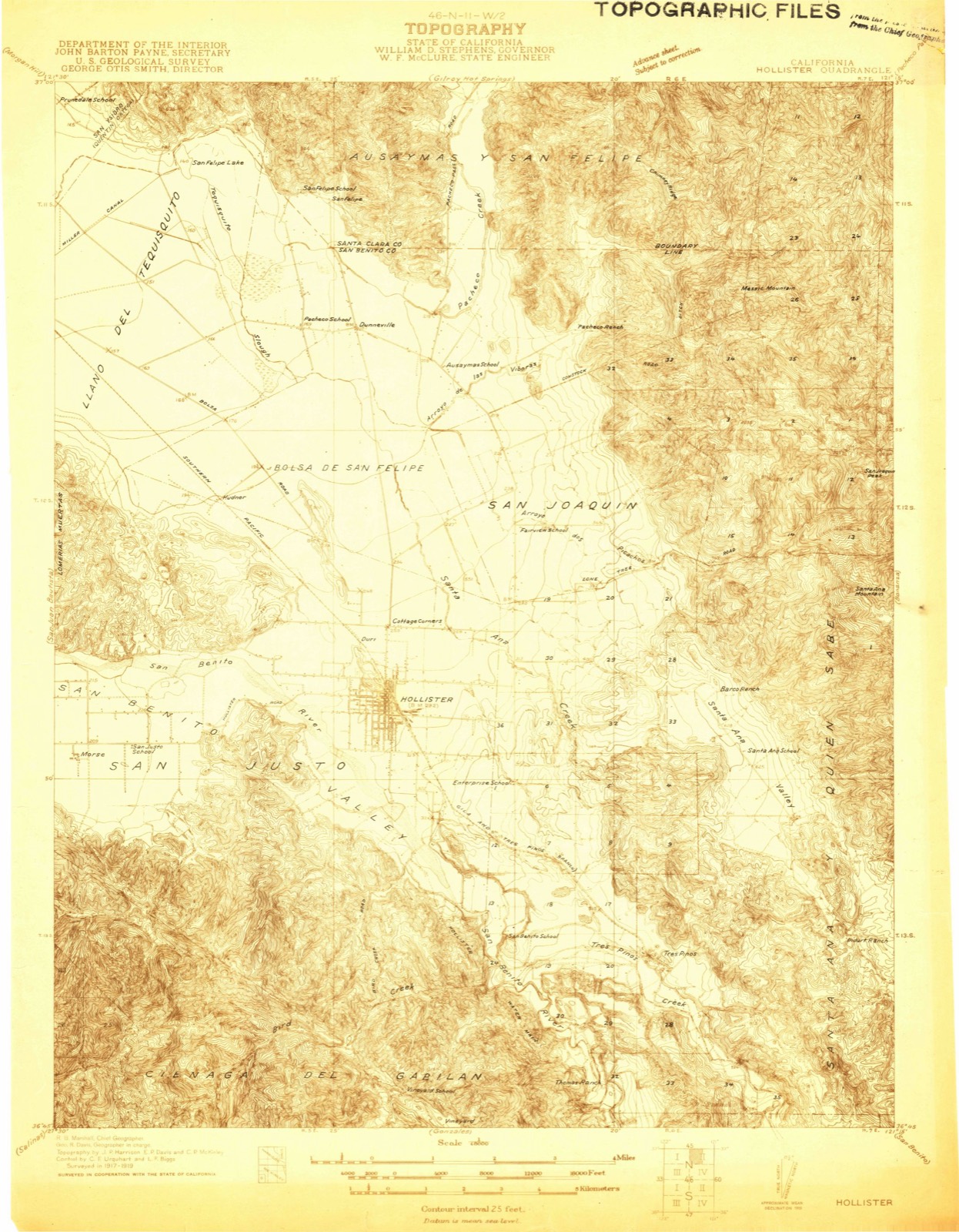 Topographic sheet of Morse, surveyed 1919