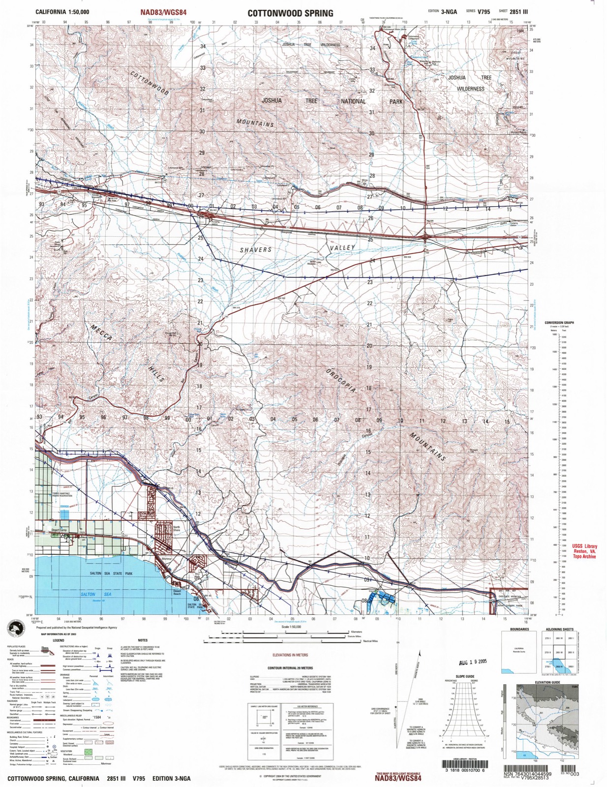 Topographic sheet of Mortmar, surveyed 2003