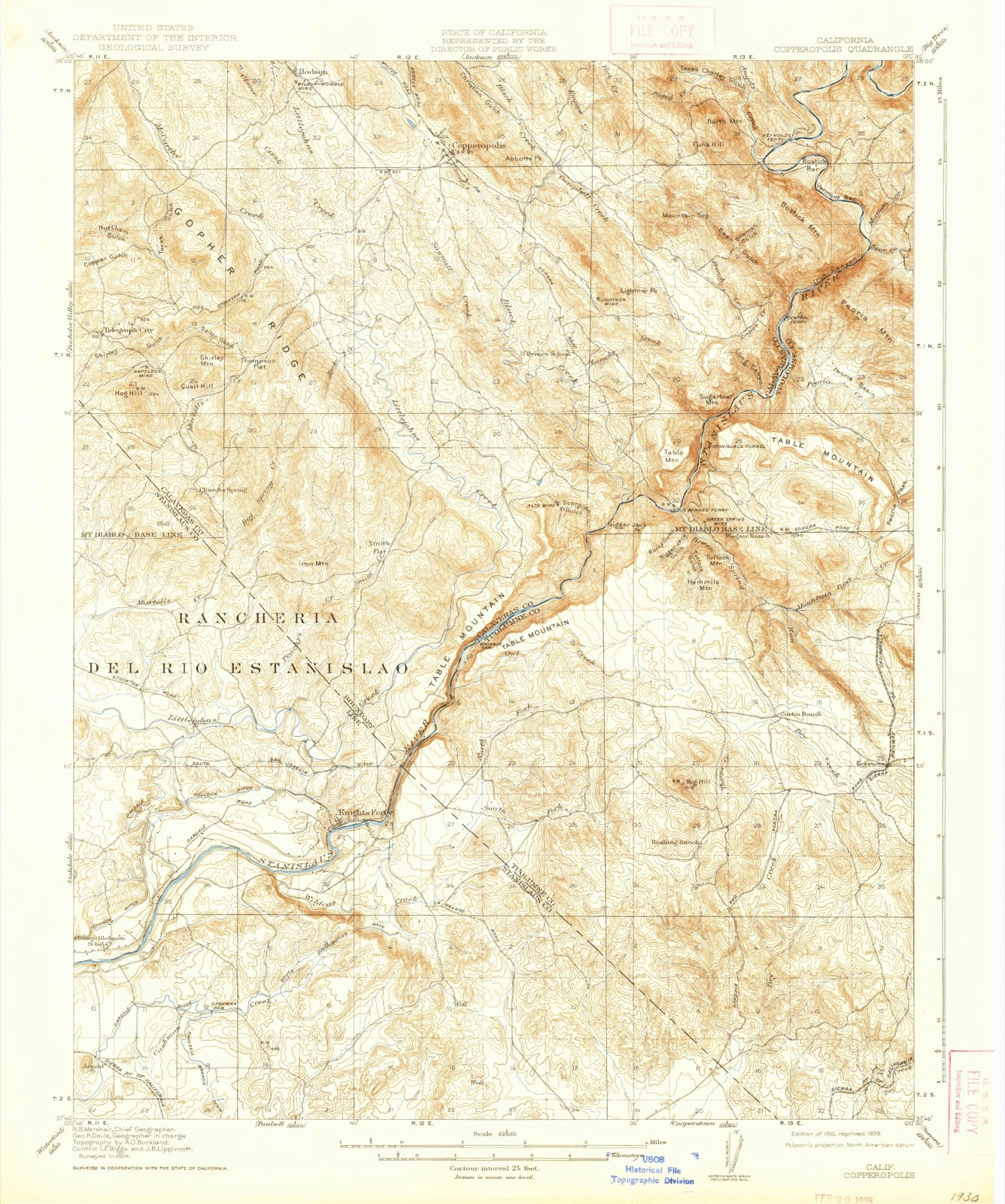 Topographic sheet of Keystone, surveyed 1916
