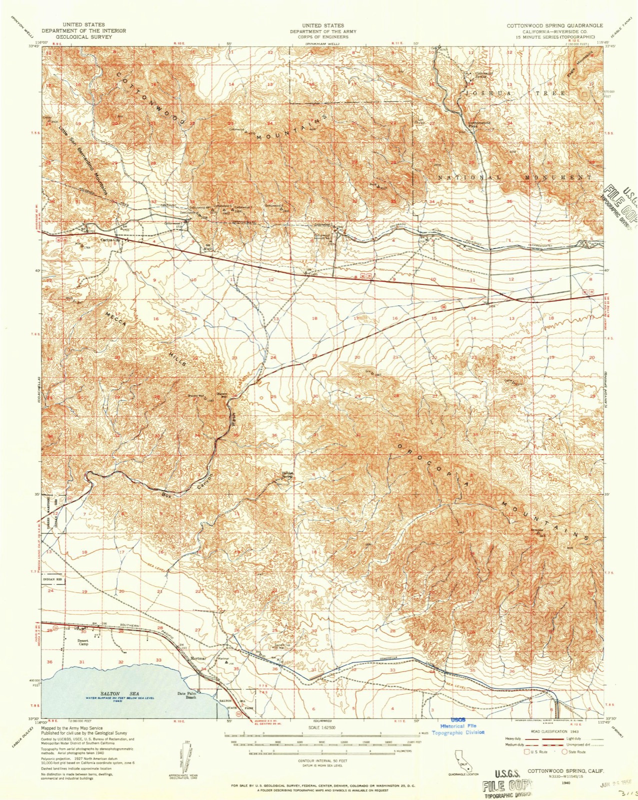 Topographic sheet of Mortmar, surveyed 1940