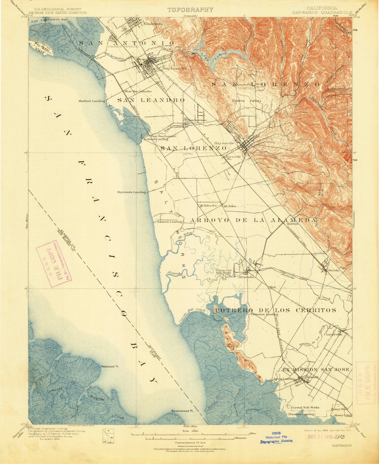 Topographic sheet of Mattos, surveyed 1899