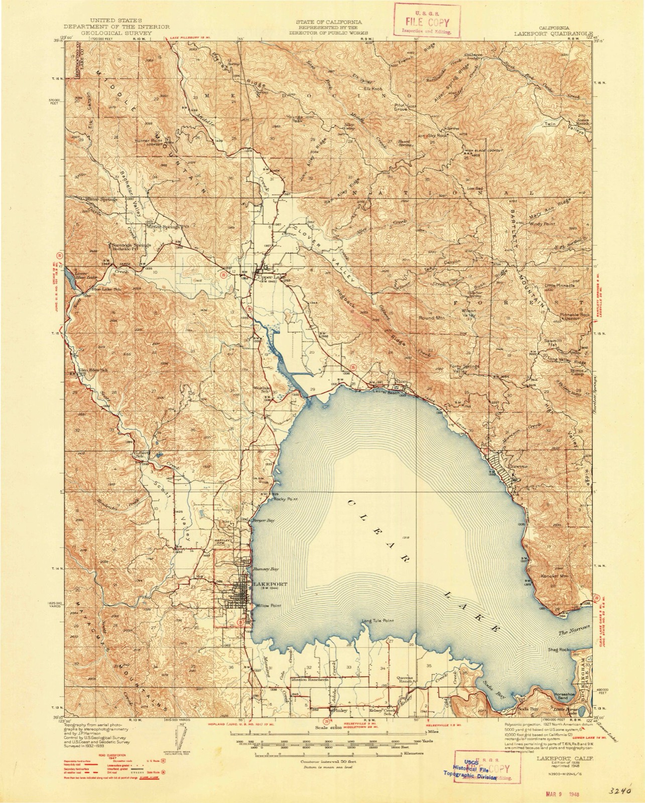 Topographic sheet of Rose Place, surveyed 1938