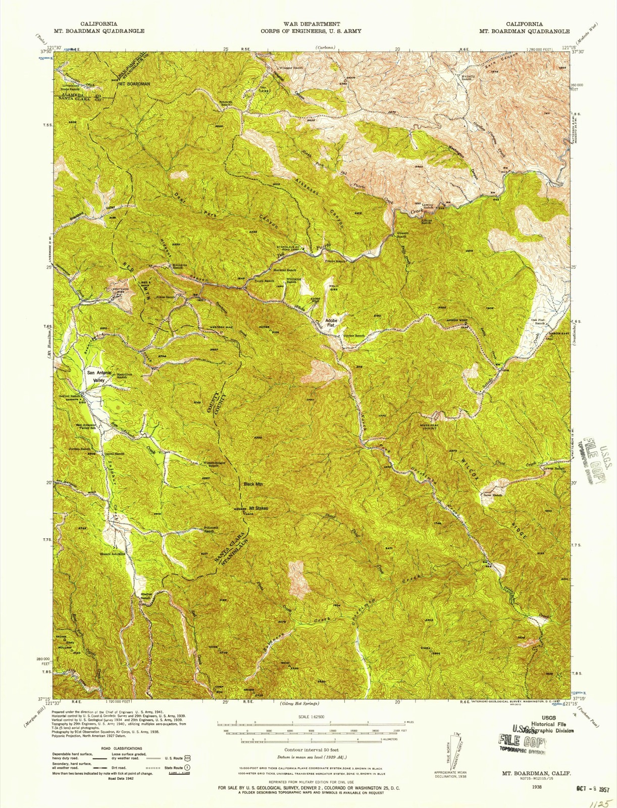 Topographic sheet of Ashrama, surveyed 1938