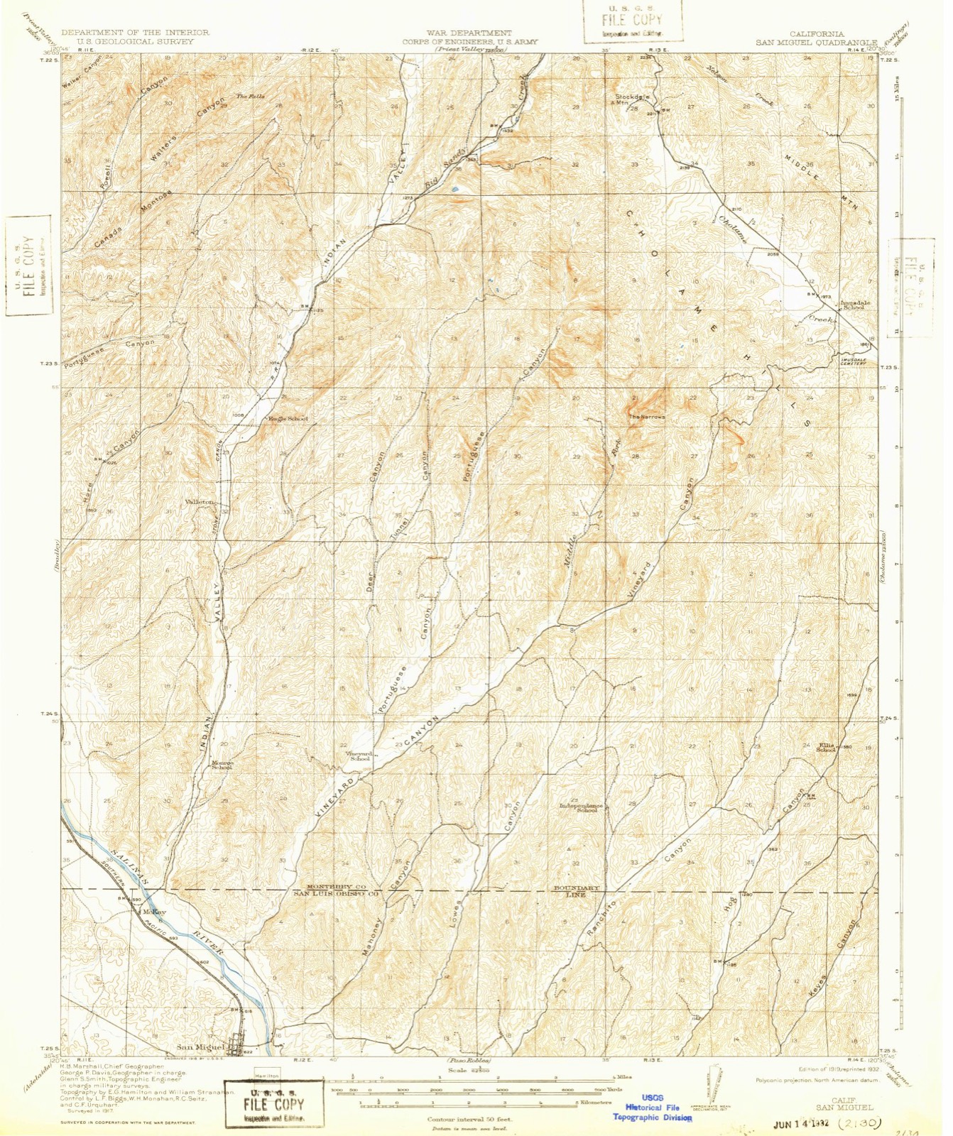 Topographic sheet of Valleton, surveyed 1919