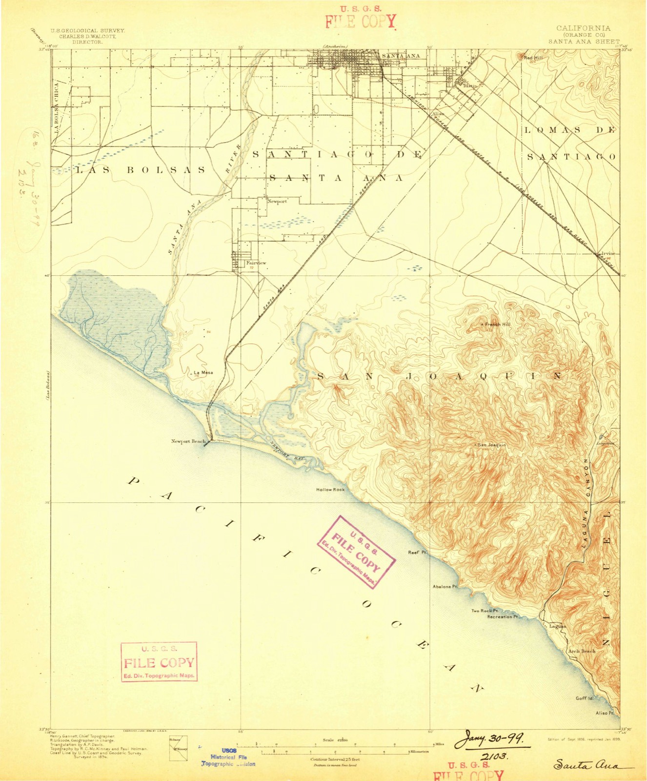 Topographic sheet of Como, surveyed 1896