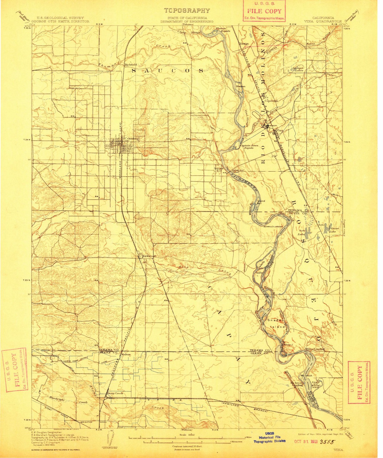 Topographic sheet of Kirkwood, surveyed 1904