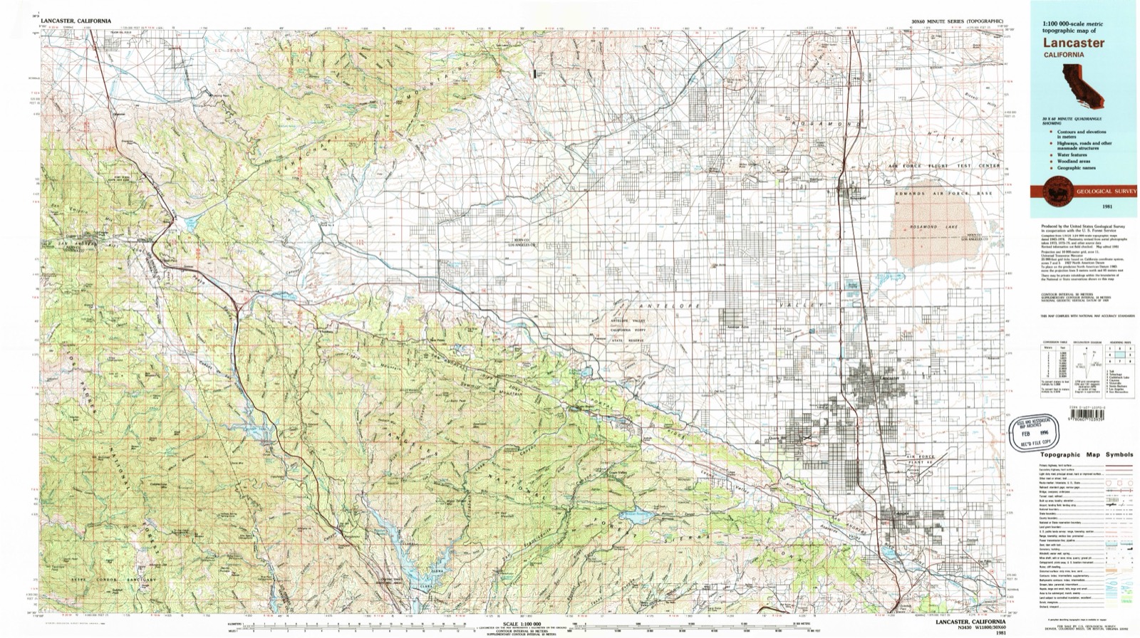 Topographic sheet of Actis, surveyed 1981