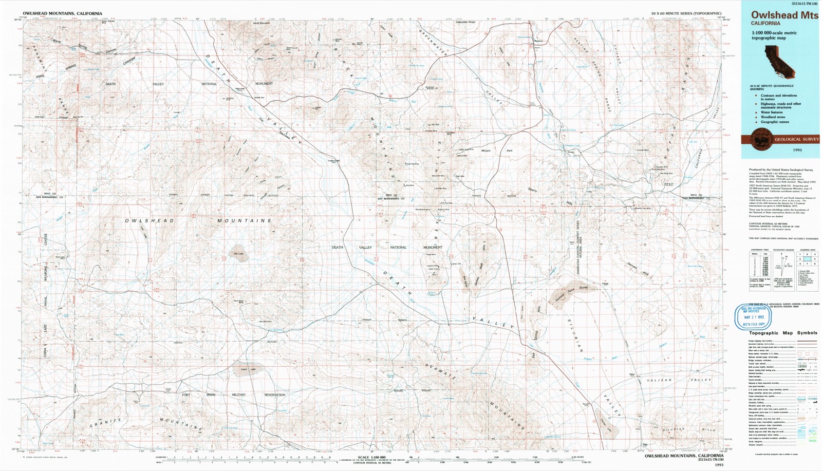 Topographic sheet of Ashford Junction, surveyed 1993