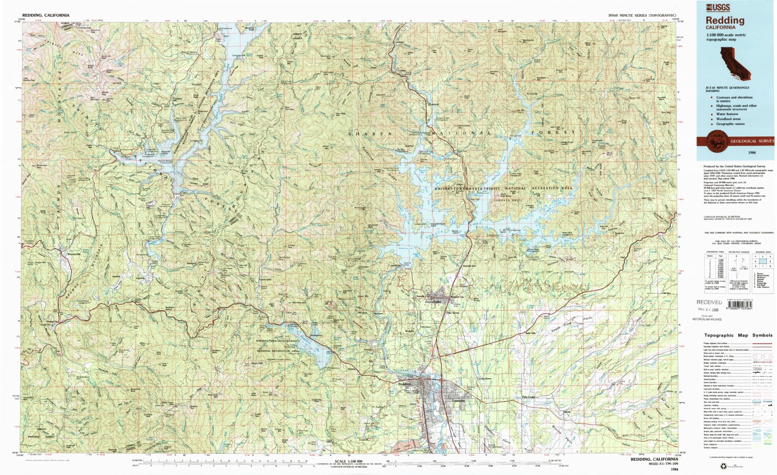 Topographic sheet of Girvan, surveyed 1984