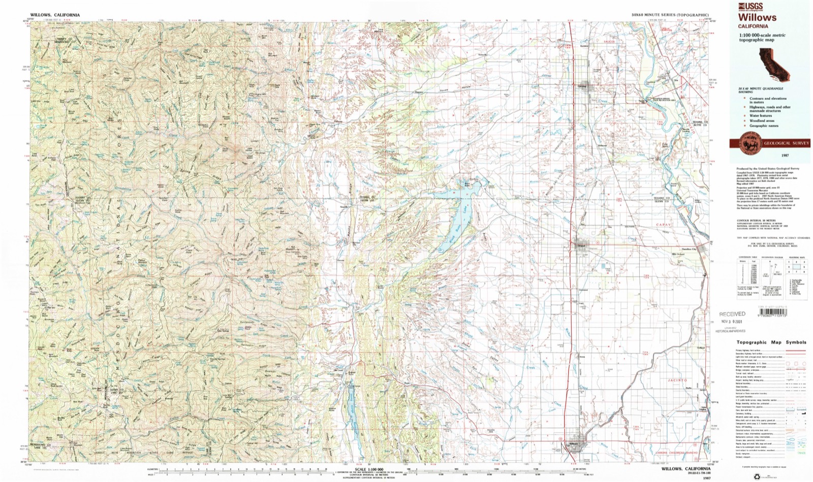 Topographic sheet of Artois, surveyed 1987