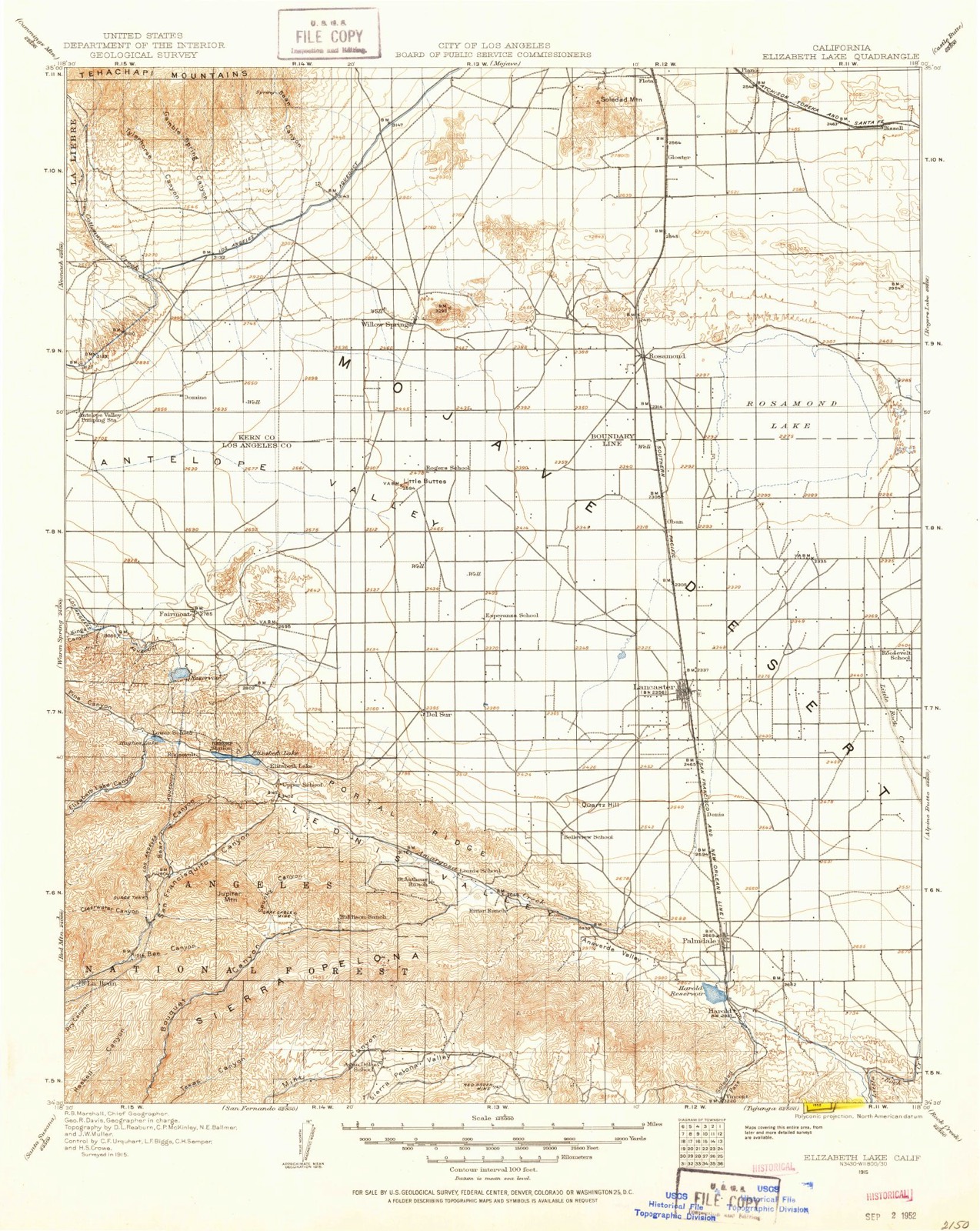 Topographic sheet of Actis, surveyed 1915