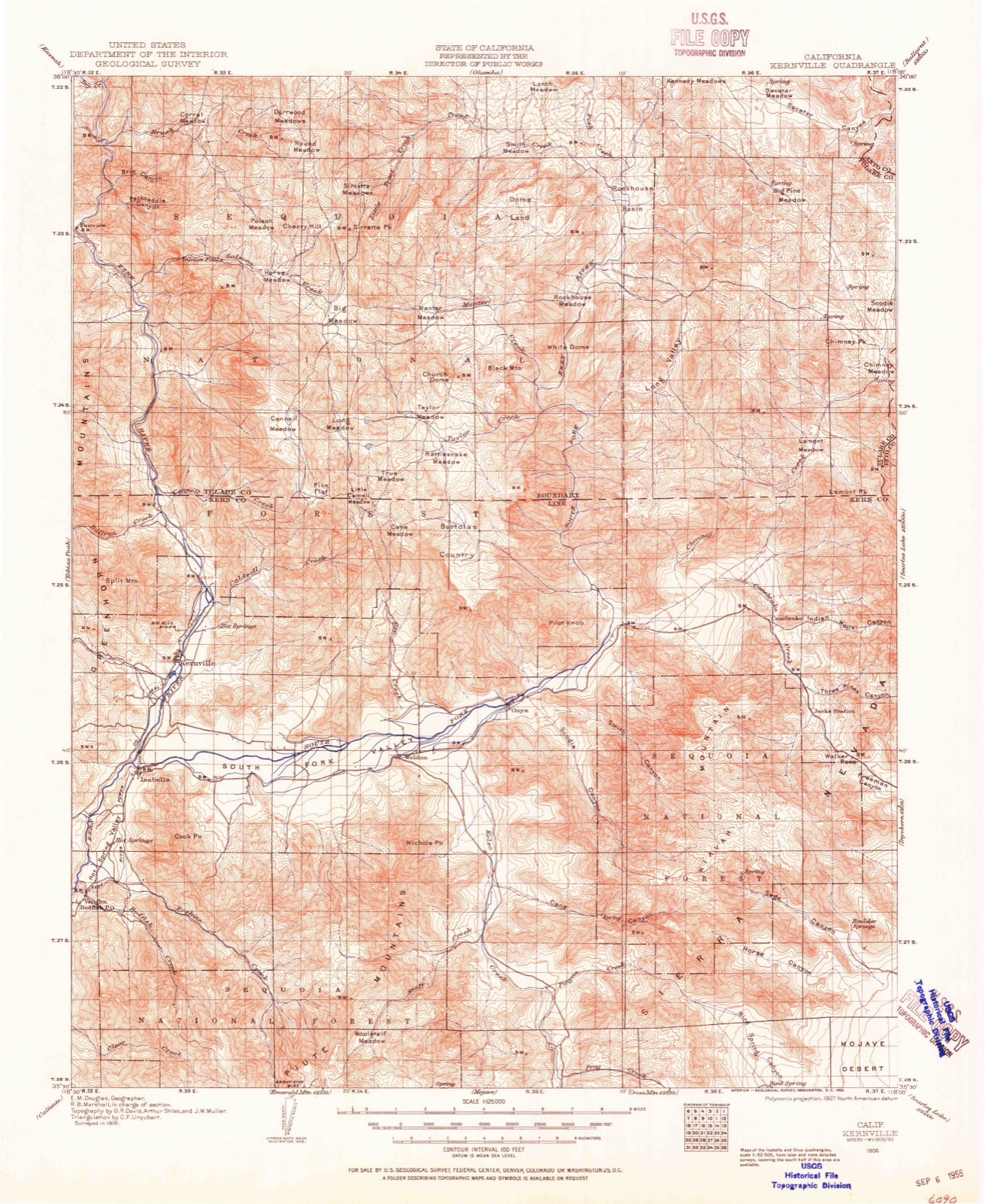 Topographic sheet of Burton Mill, surveyed 1906
