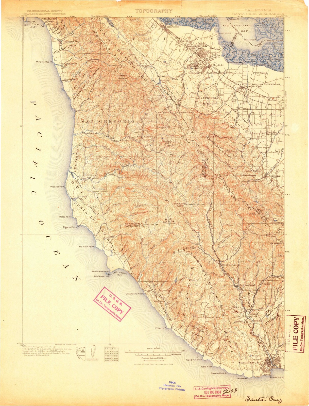 Topographic sheet of Grabtown, surveyed 1902
