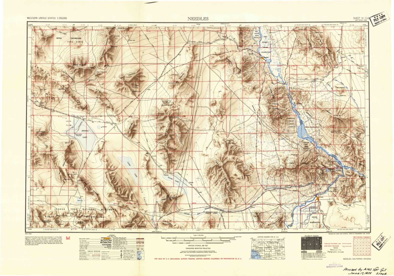 Topographic sheet of Sablon, surveyed 1954