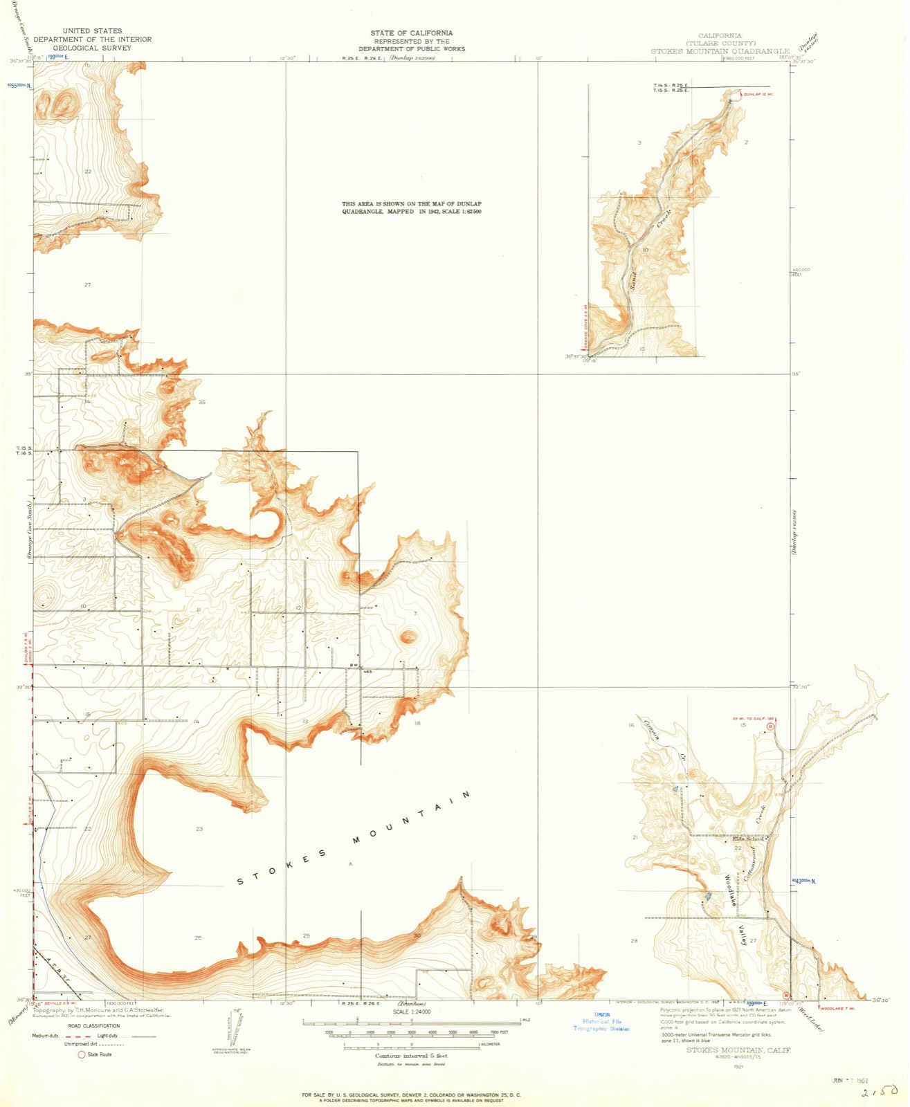 Topographic sheet of Wimp, surveyed 1921