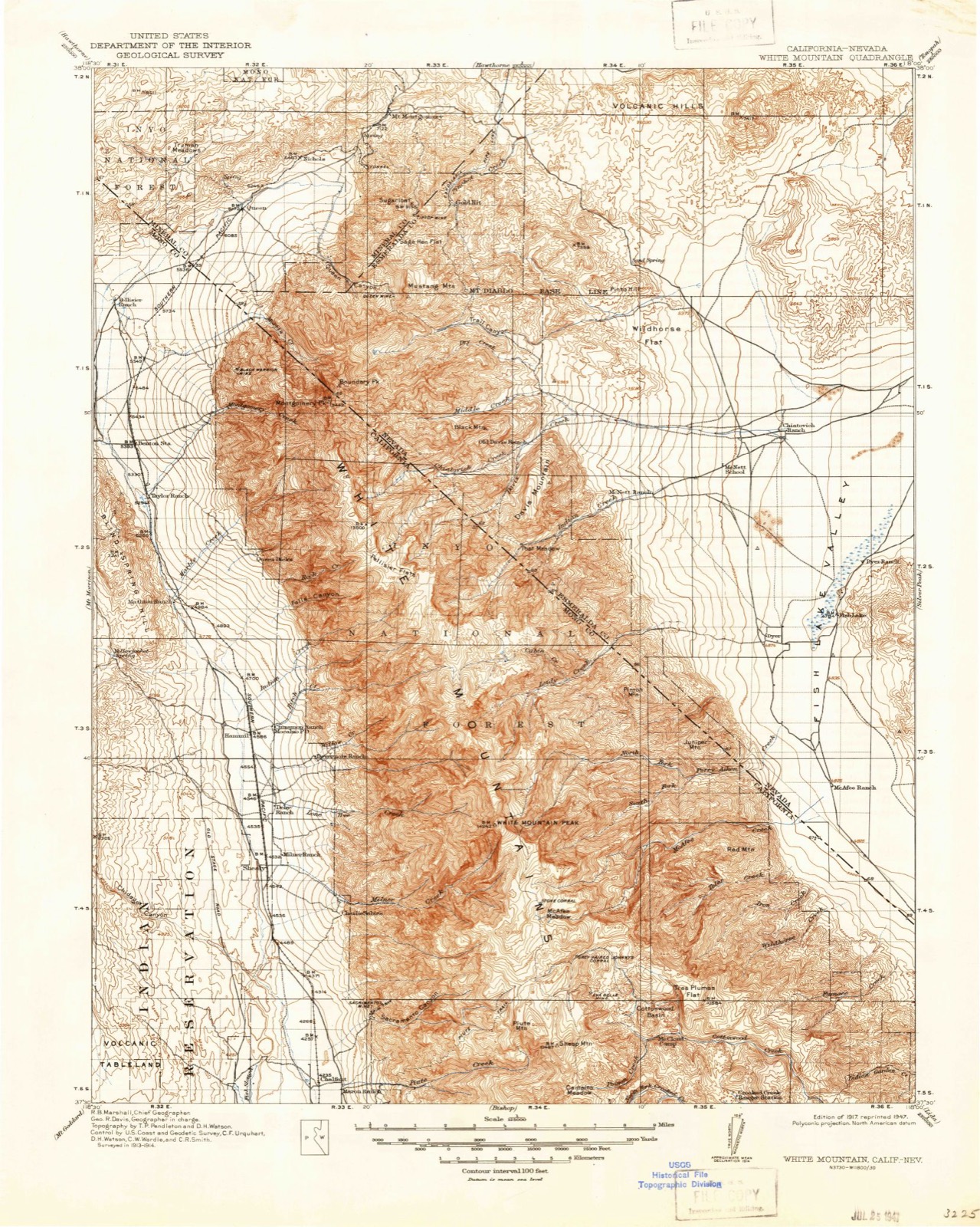 Topographic sheet of Hammil, surveyed 1917