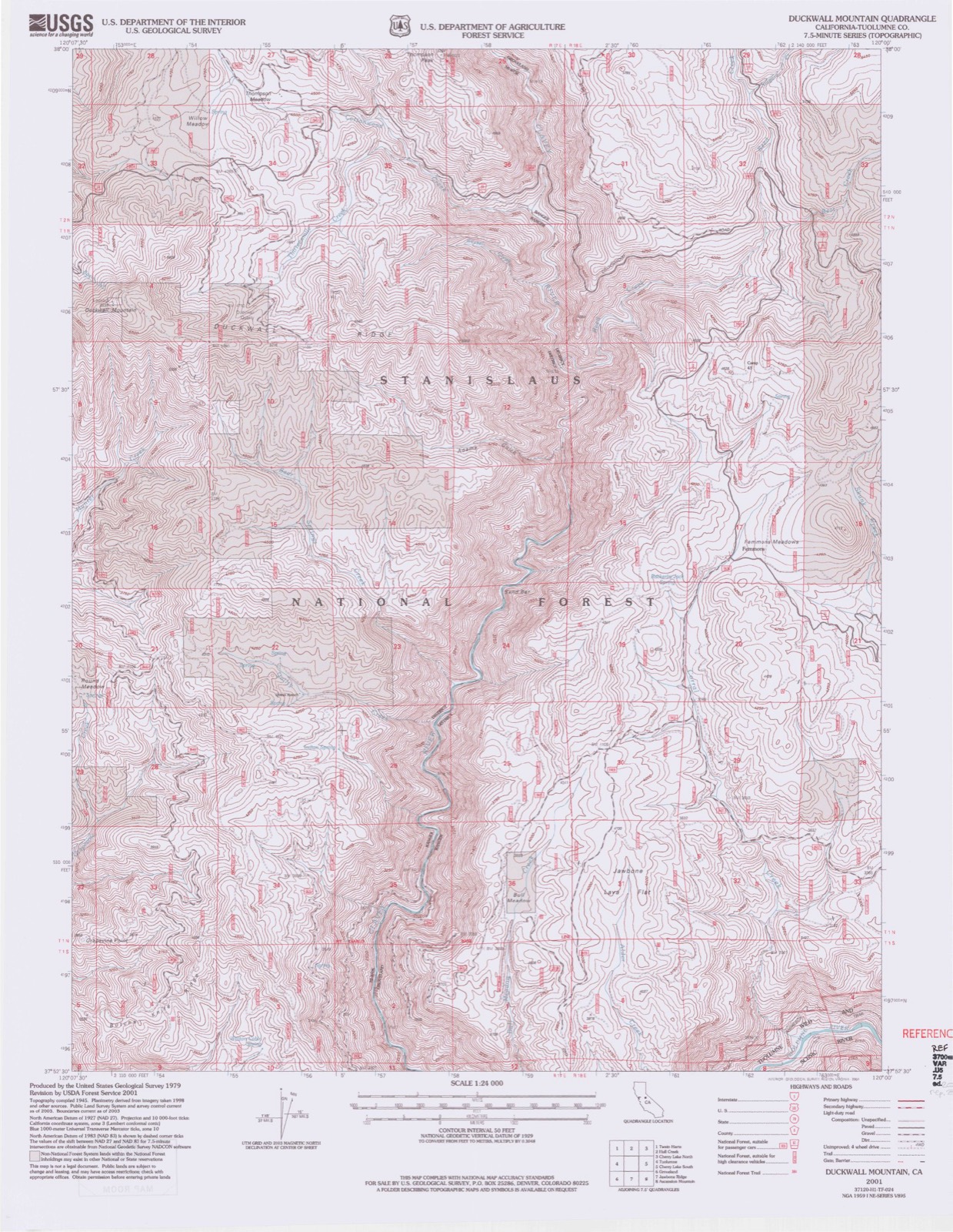 Topographic sheet of Femmons, surveyed 2001