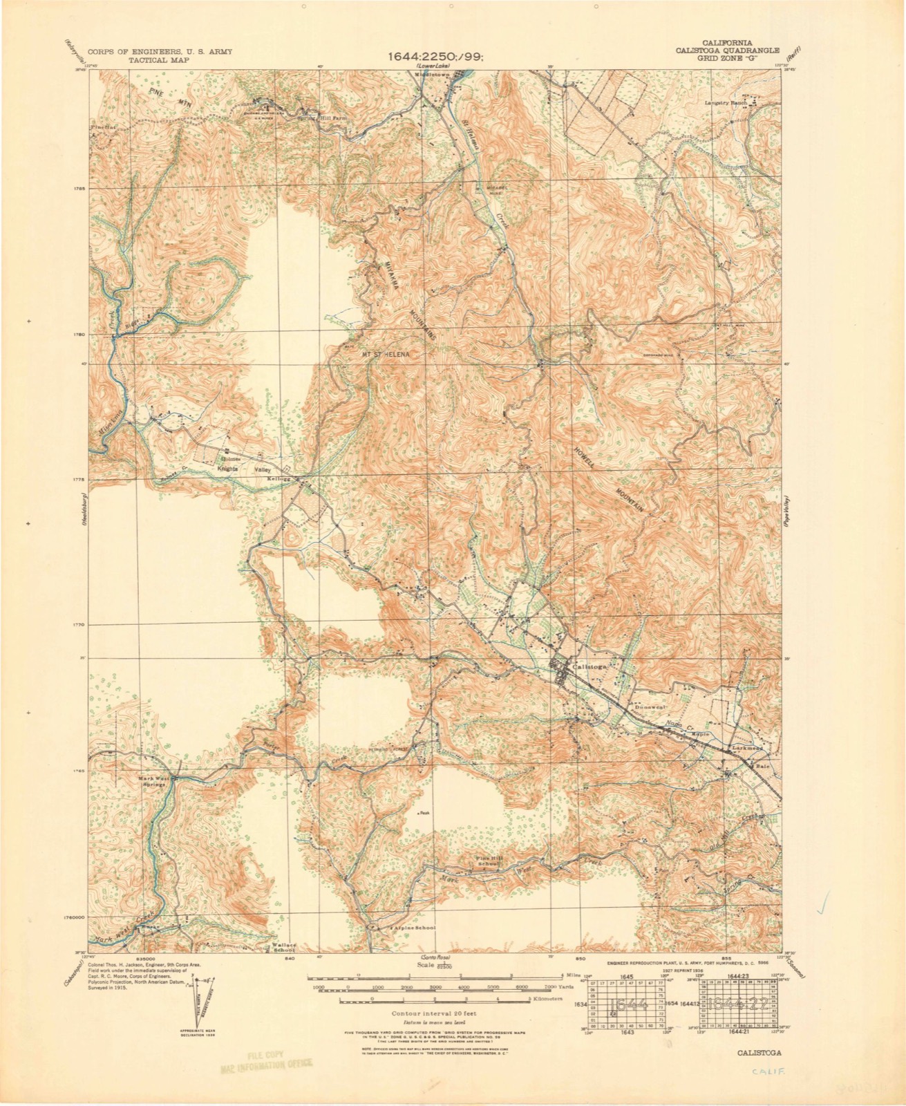 Topographic sheet of Mirabel (historical), surveyed 1927