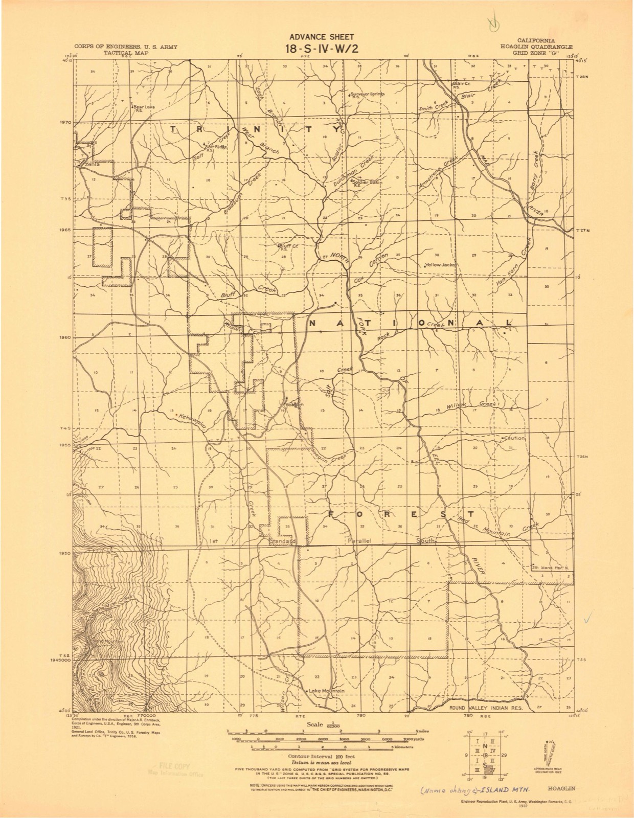 Topographic sheet of Shannon Place, surveyed 1921