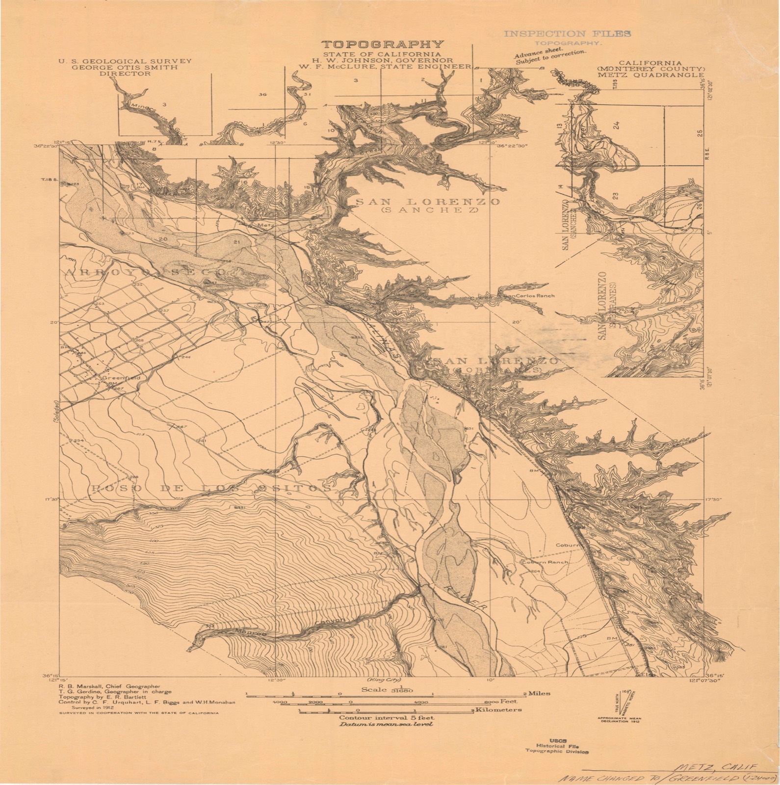 Topographic sheet of Metz, surveyed 1912