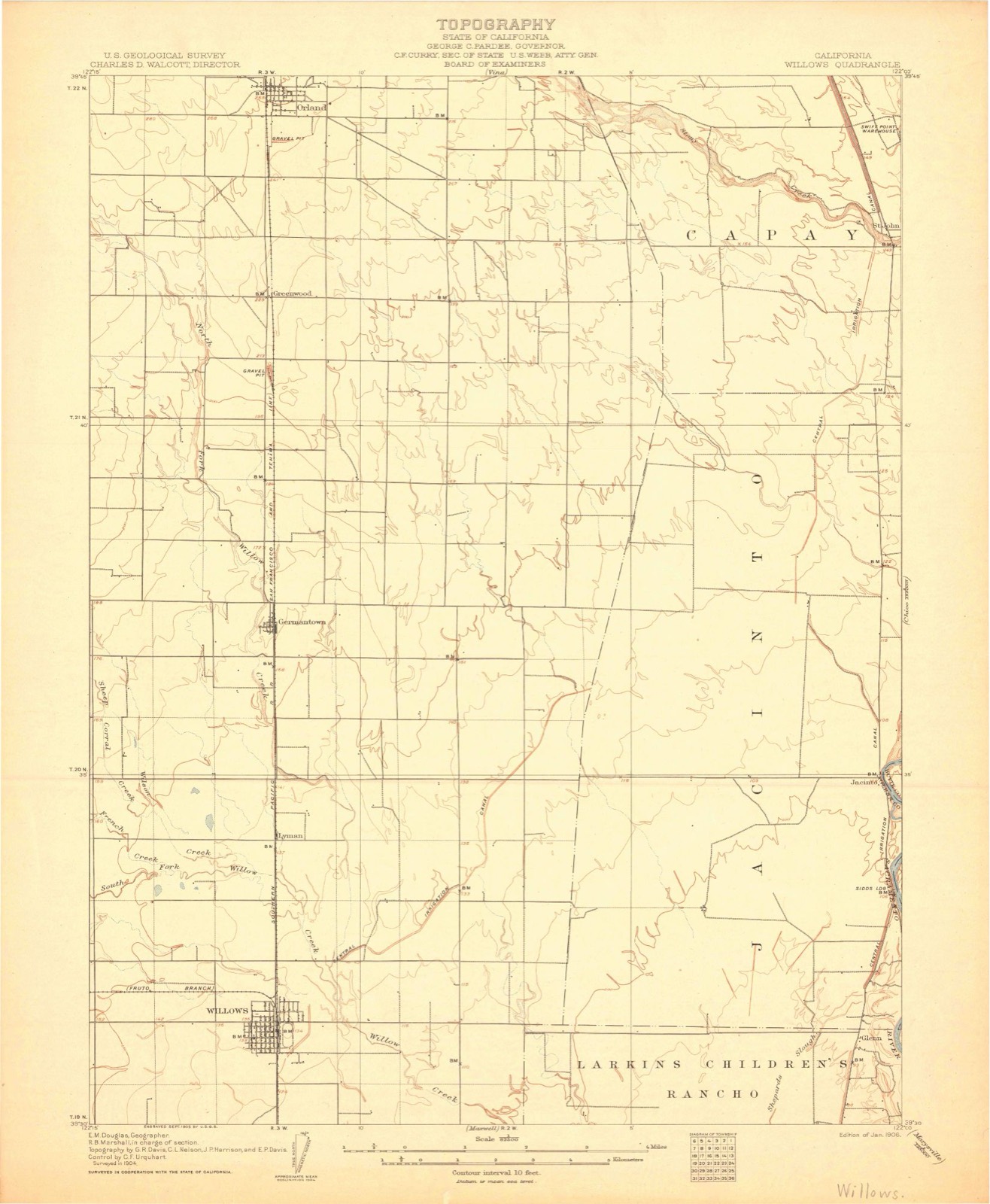 Topographic sheet of Artois, surveyed 1906