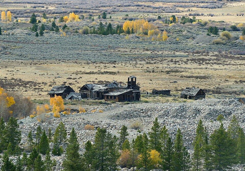 Photograph of Derry Mining Site Camp
